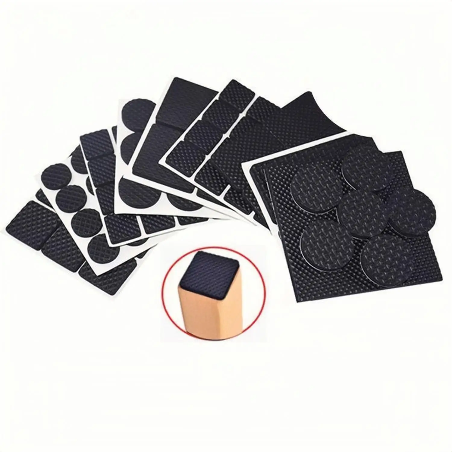 Self Adhesive Square Round 2MM Furniture Pads
