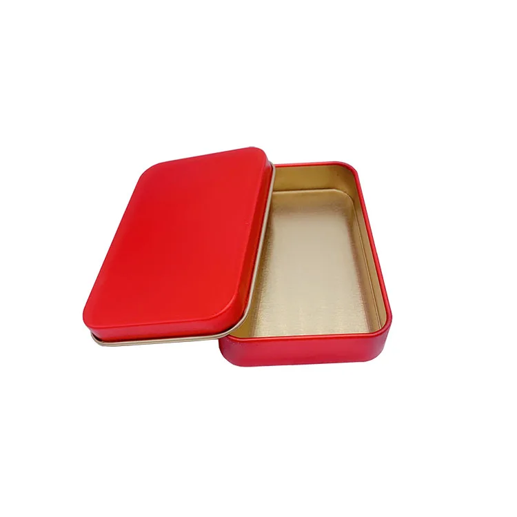 Factory Direct Small Metal Container Tin Box 87*60*18H