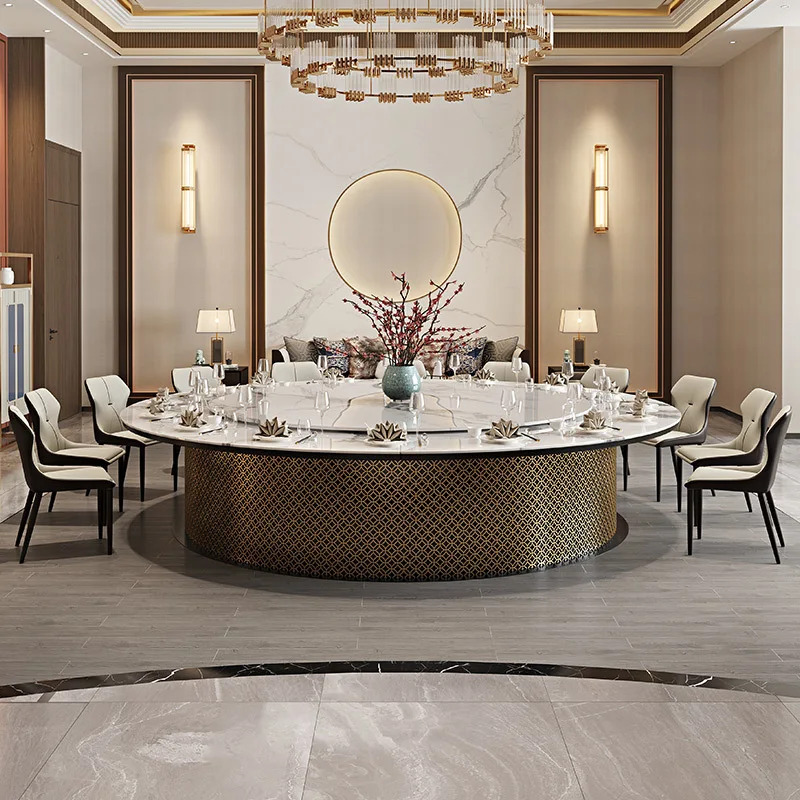 Factory-made Commercial Restaurant Fashion Hot Pot Round Table