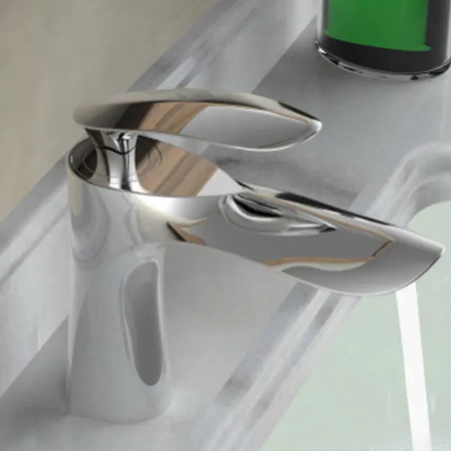 
The Newest Basin Water Tap High-Ranking Brass Body Faucets Mixers Taps, Single Handle Shower Room Modern Bathroom Faucet 