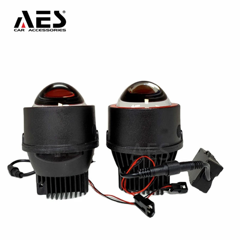 AES Auto Bi-LED 3.0 inch fog light High low beam lamp 12V 40W bi led fog lens for Car lighting system retrofitting