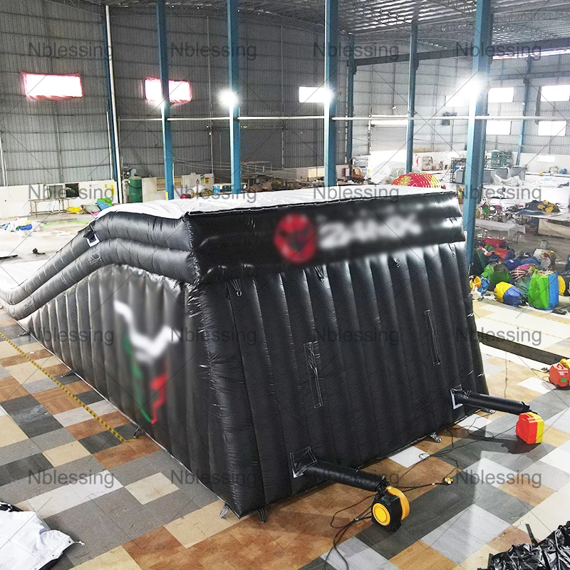 Commercial Inflatable Bmx Jump Airbag Mountain Bike Air Bag Inflatable Stunt Landing Ramps Flying Inflatable Jumping Airbag