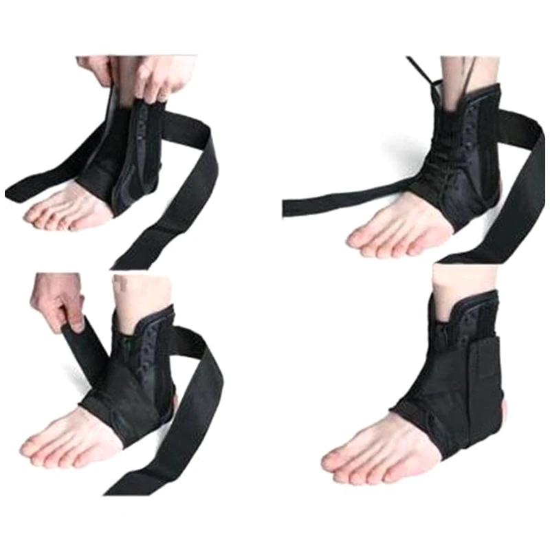 Custom Logo Sports Ankle Brace Support Weave Adjustable Elastic Bandage Foot Protective Strap Gym Fitness Sock