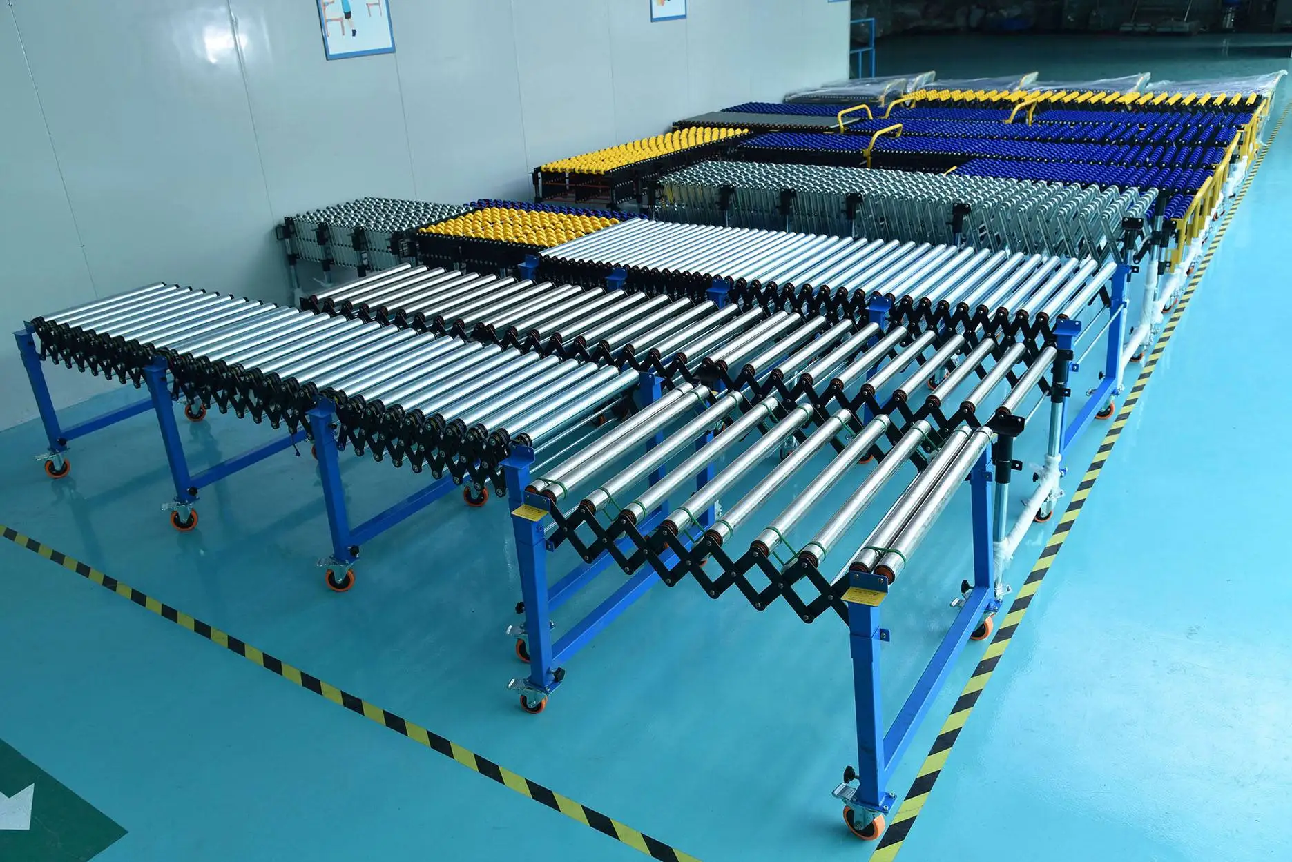 Fast Delivery Telescopic Flexible  Expandable Motorized Roller Conveyor