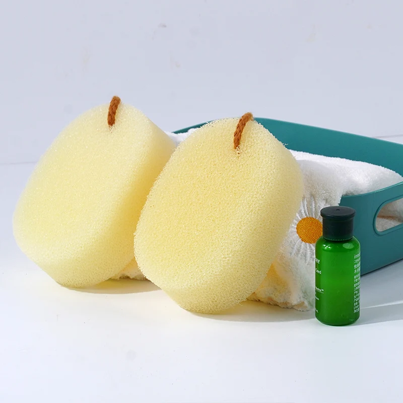 High Quality Eco-Friendly Bathing Sponge Bulk-Packed Wiping Bathroom Products Foaming Deep Exfoliation Rub Bath Mud Filter Pads