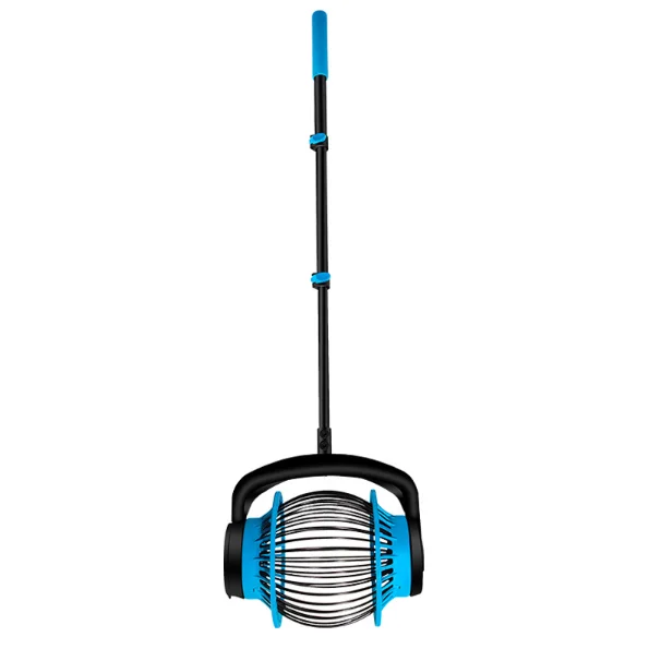 Vertak Nut Gatherer Multifunctional Acorn Picker Upper With Side Opening Rolling Drum Long Handle Adjustable Fruit Picker