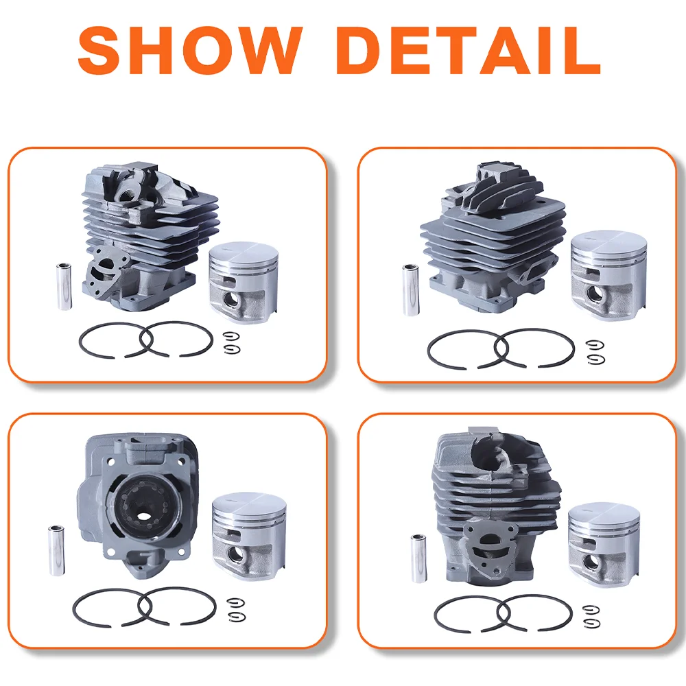 44.7mm Cylinder Piston Base Gaskets Top End Rebuild Kit for Stihl MS261 MS261C MS 261 Chainsaw Parts # 1141 020 1200 1141 020