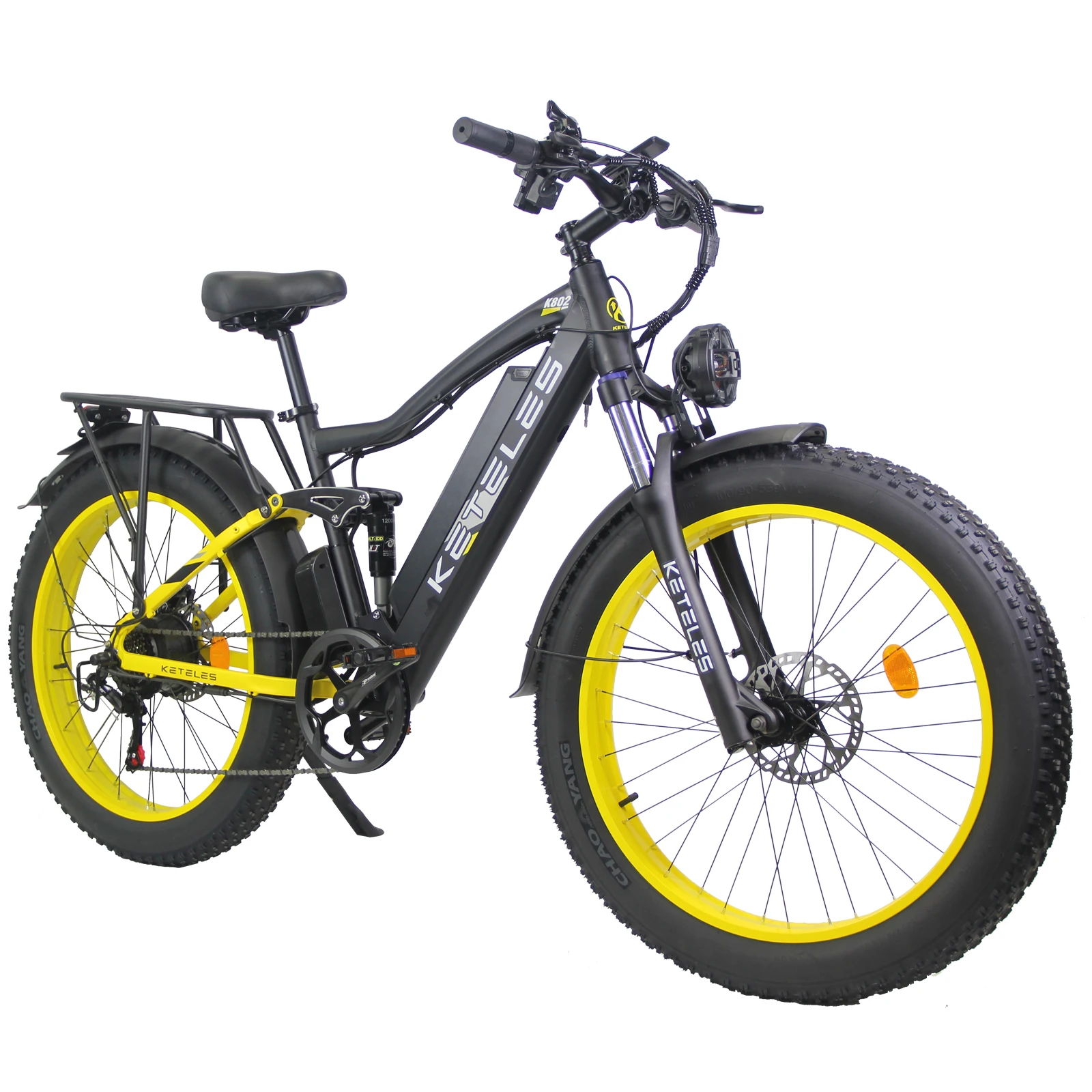 KETELES 2024 New Arrival 10.4ah K802 Electric Bicycle Manufacturer Hydraulic Disc Brake 1000w Electric Bike With Shock Absorber