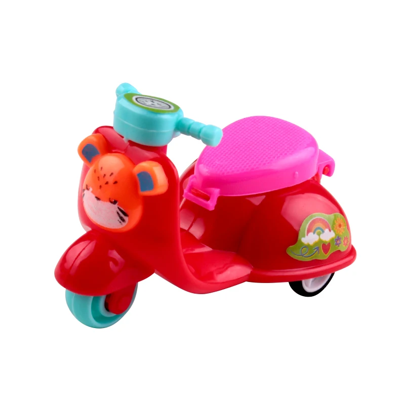 Import From China Manufacturer Very Funny Promotional Gift Cool Mini Plastic Cartoon Pull Back Toy Motorcycle For Sale Cheap