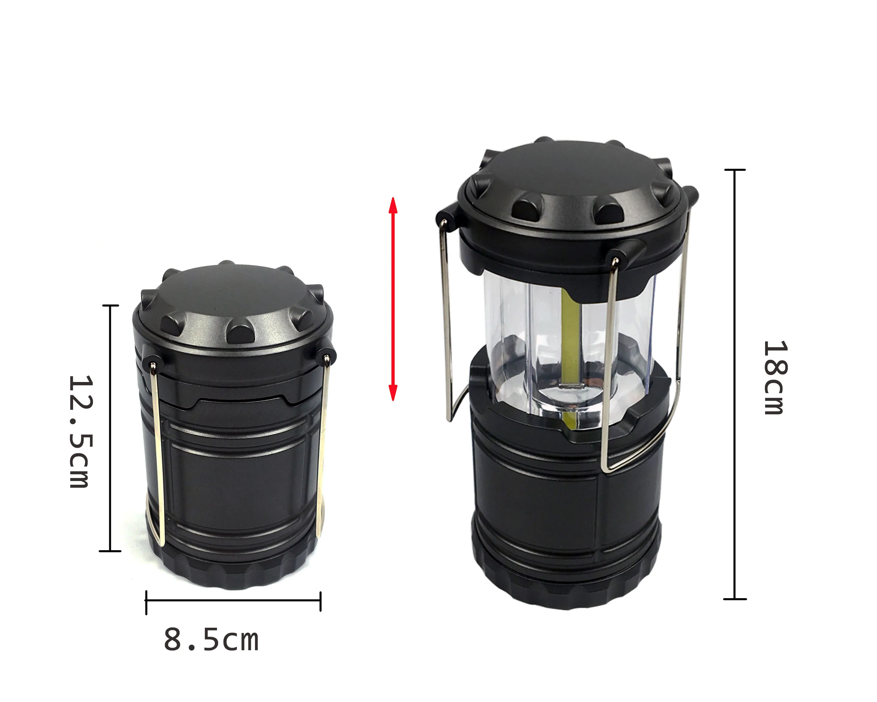
COB camping lamp Collapsible Light outdoor hiking portable led camping lantern 
