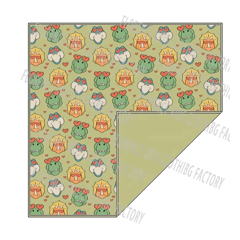 DH ODM Valentine fashion custom 100% bamboo double laylar infant kids bed cover baby blanket super soft