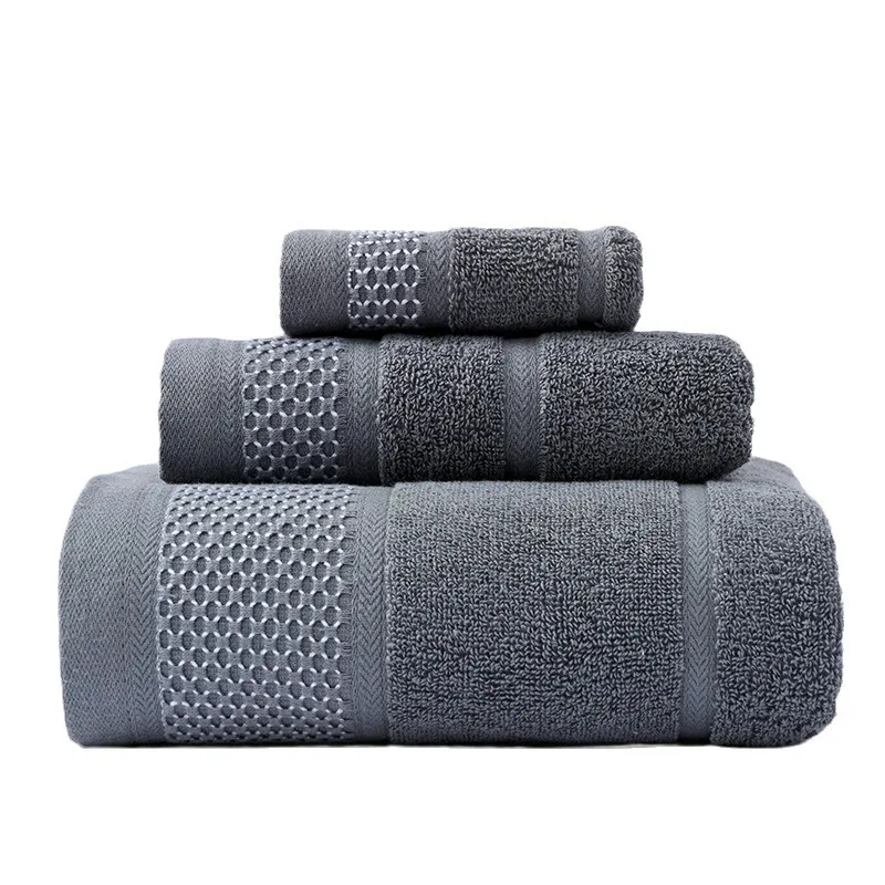 Wholesale Custom Private Label Personal Hotel Hand Face Towel Sets Bath Wrap Face Washer Thick Towel