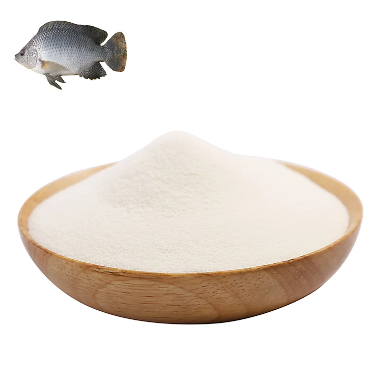 Proteins Hydrolyzed Type I Fish Scale Collagen Peptide Powder For Beauty Products