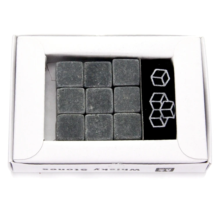 Top Seller Hot Sale Granite whisky Stones Best Gifts Whiskey Cooling Stone Set Great Vodka Gin Ice Stone Set