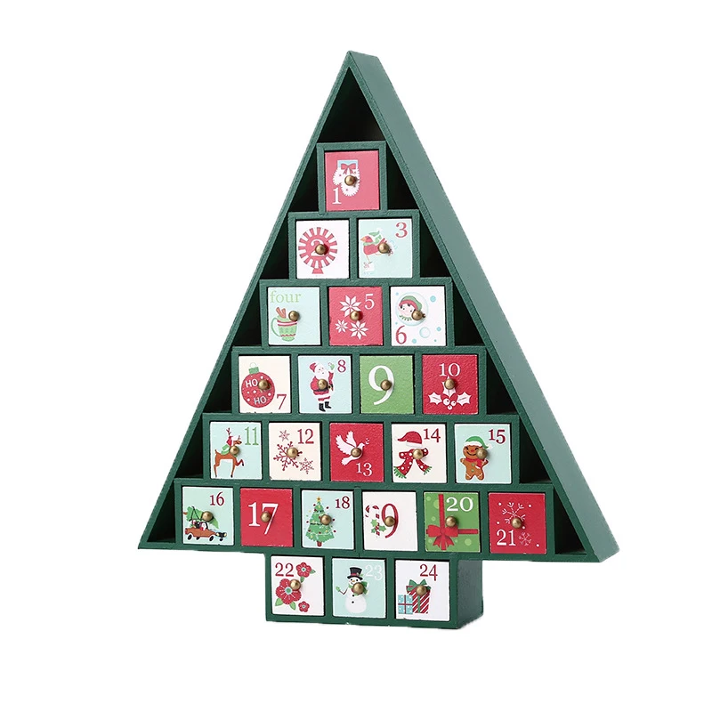 YR Christmas supplier stocked wood countdown advent calendar