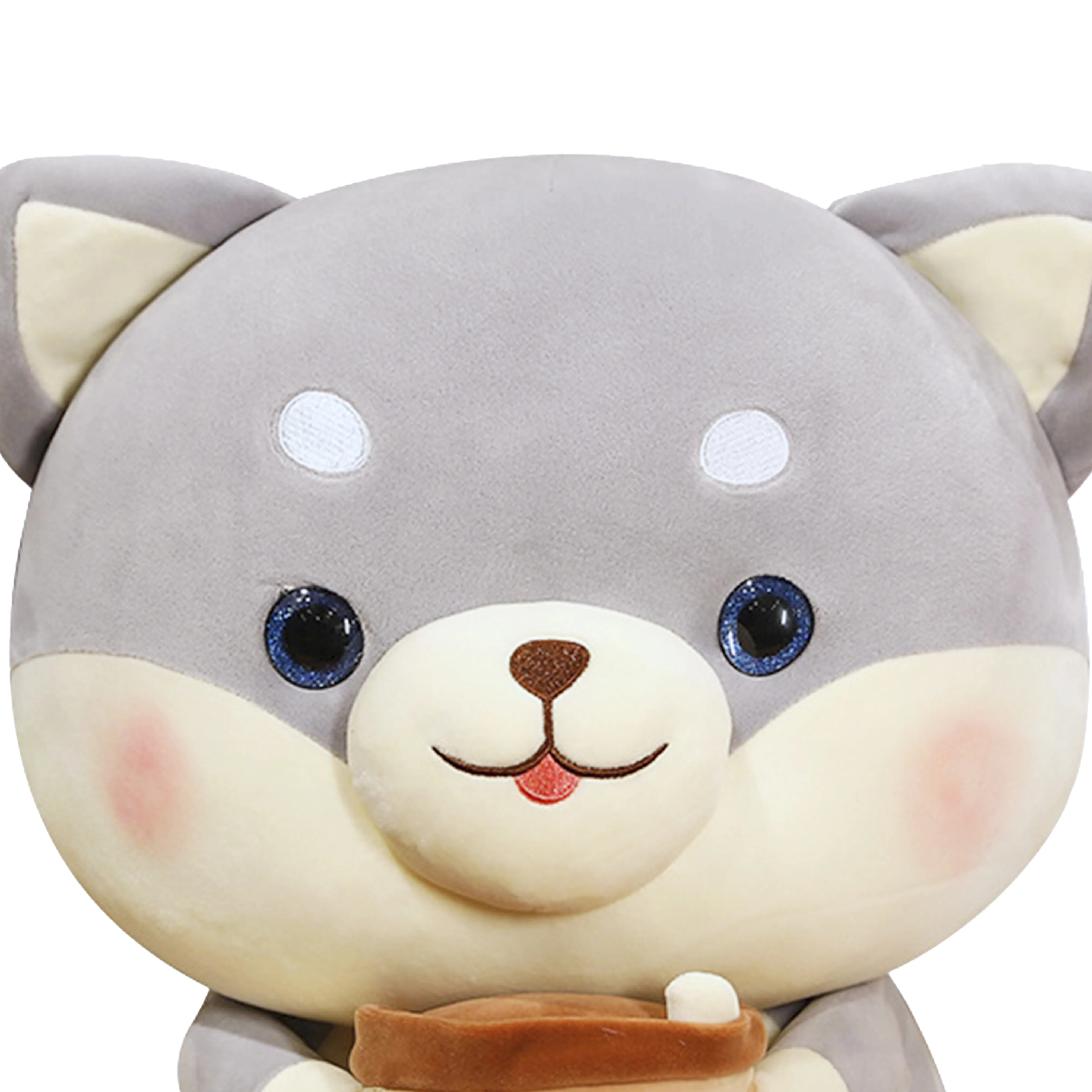 Cute Drink Plush Toy Soft Stuffed Milk Tea Plush Boba Tea Cup Toy Bubble Tea Dog Pillow Cushion Kids Gift