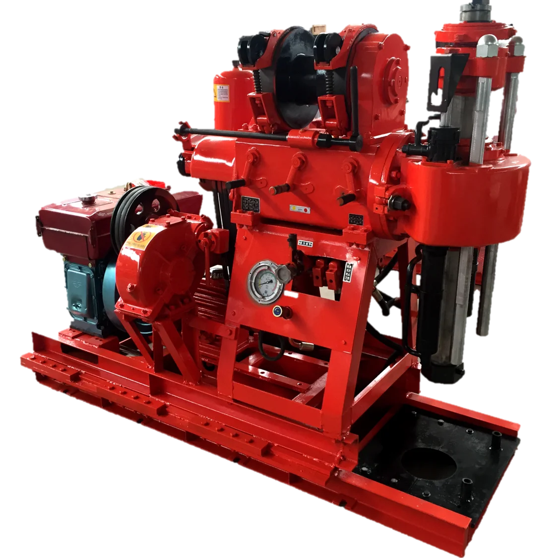 XY-1A domestic portable crawler hydraulic diesel drilling rig small water well drilling rig 150m core drilling rig