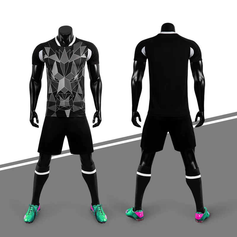 sublimation printed football Jersey custom school team sports clothing quick dry soccer jerseys soccer kits uniforms for man