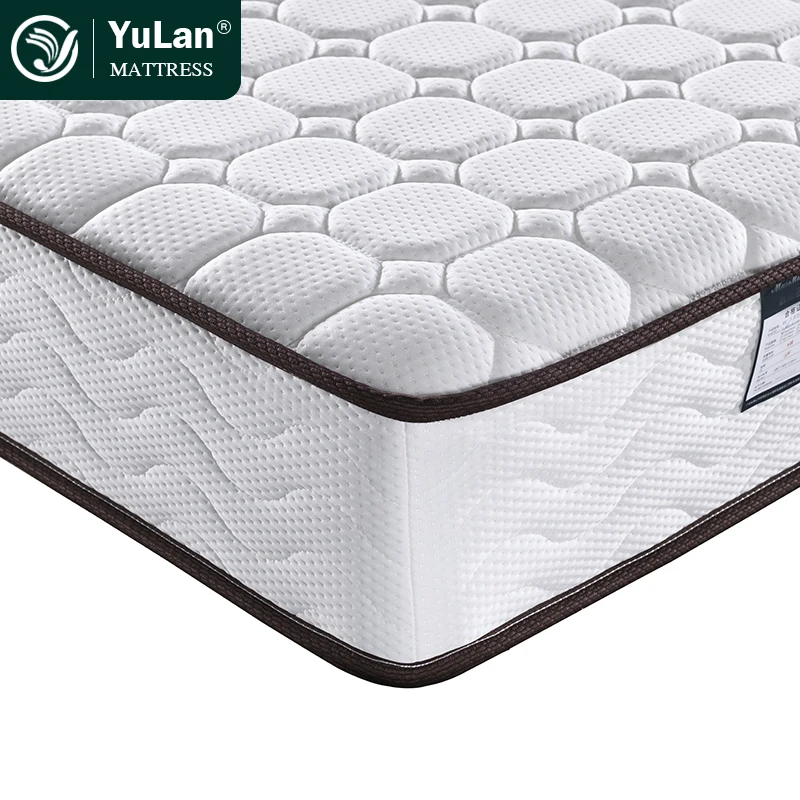 Euro Pillow Top Custom Factory Supply King Queen Full Single Size Memory Foam latex Pocket Spring Hotel Bed Mattresses in a Box