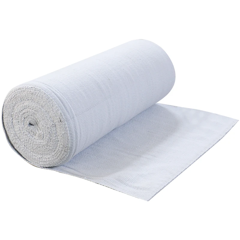 Dust-free, non-asbestos refractory fiber cloth furnace with dust-free, non-asbestos cloth