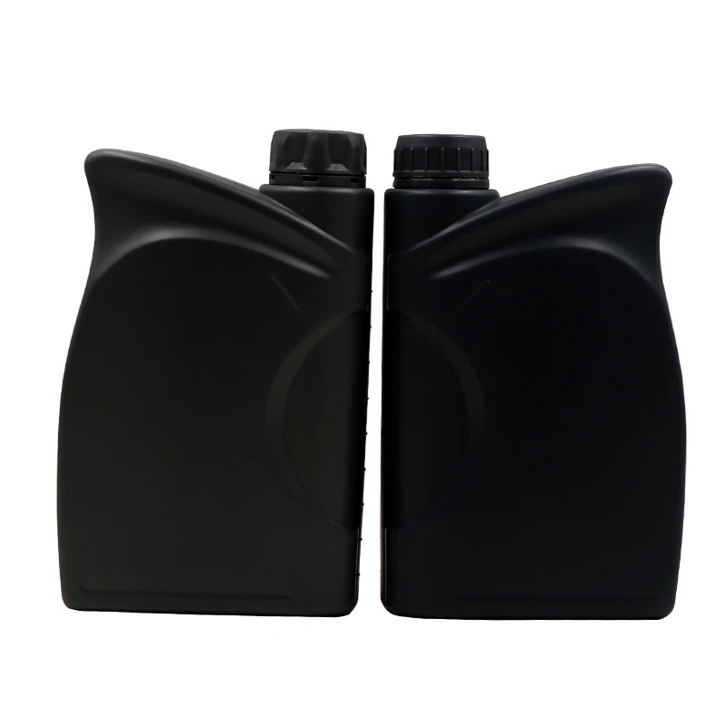 High quality 1L empty gasoline engine oill bottle 38mm screw cap Plastic Bottle For Machine Oil plastic motor oil bottle