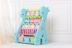 hot sale  double use plastic children  bookself for sale
