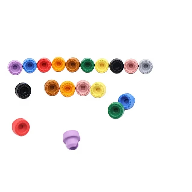 Different sizes vacutainer glass/plastic blood collection tube rubber stoppers