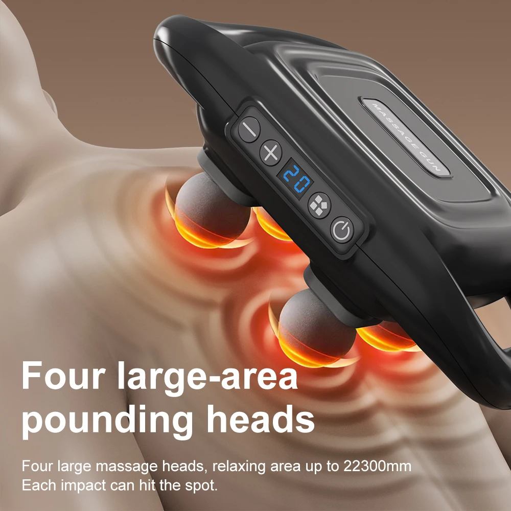 Comfortable Personal Massager Pain Relief Handheld Percussion Body Massager Therapy pistola de masaje Muscle Back Massage Gun