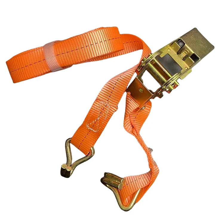 Hot Sale 2 Inch 5 Ton Ratchet Tie Down Lashing Strap Cargo Transport Belt Straps Heavy Duty