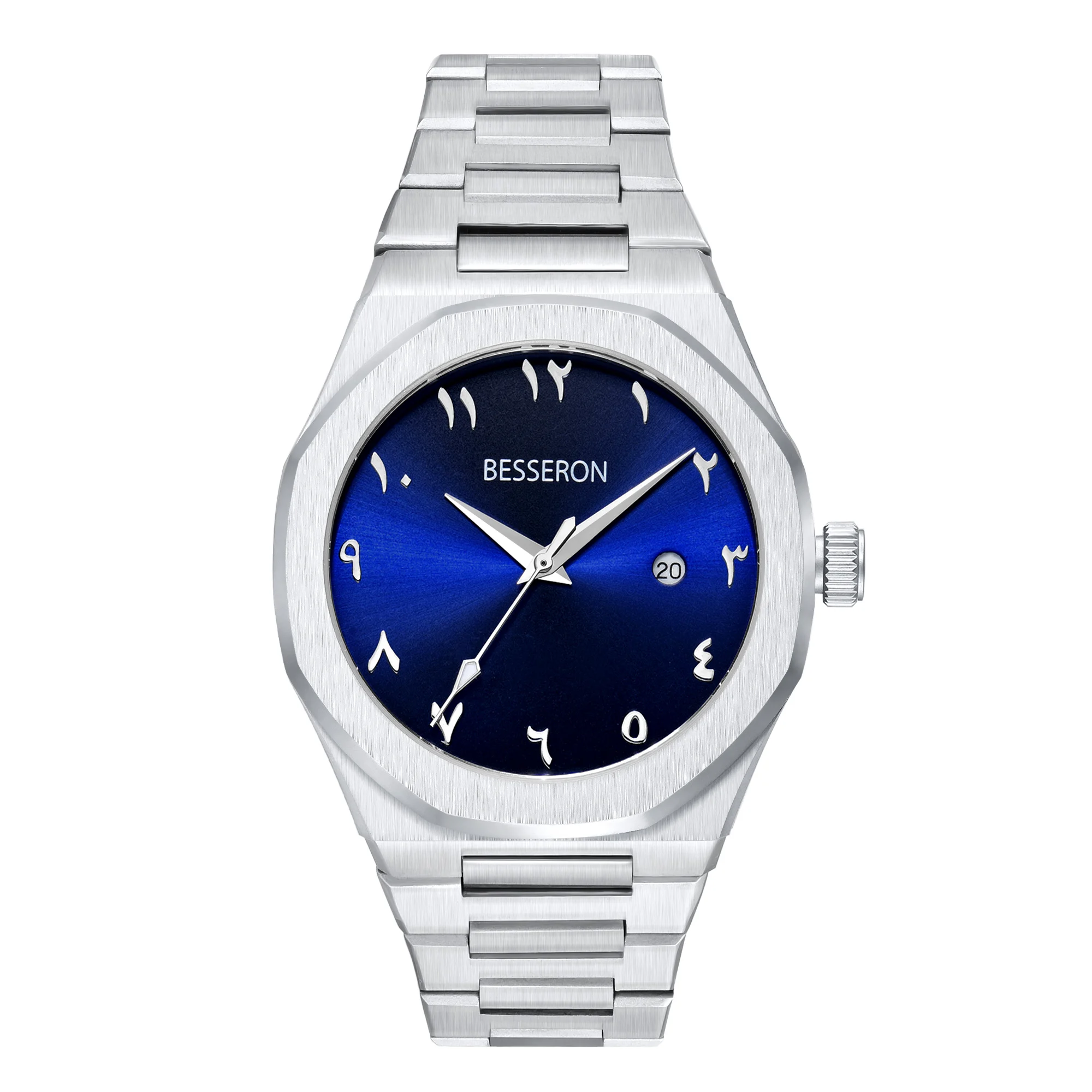 2024 Arabic Numerals Muslims Azan Stainless Steel New Watch Men Oem Watches Relogio Masculino Custom Logo Luxury Quartz Watches