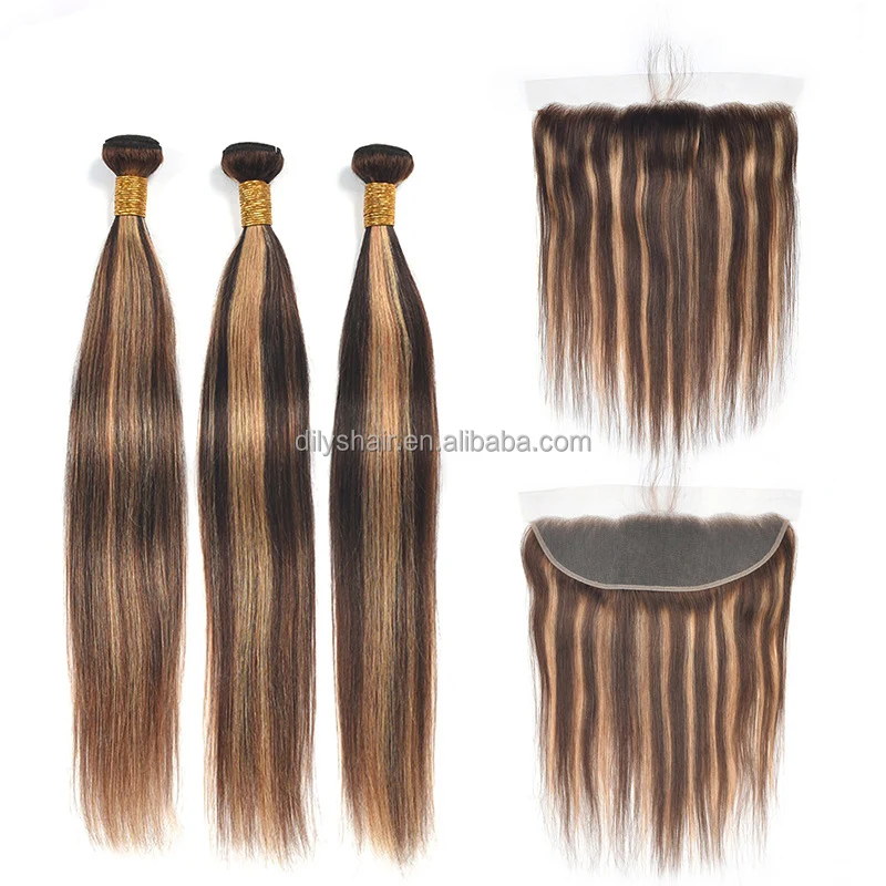 Manufacturer Wholesale Human Hair Piano 4/27# Color Body Weaves Bundles Peruvian And Brazilian Human Hair