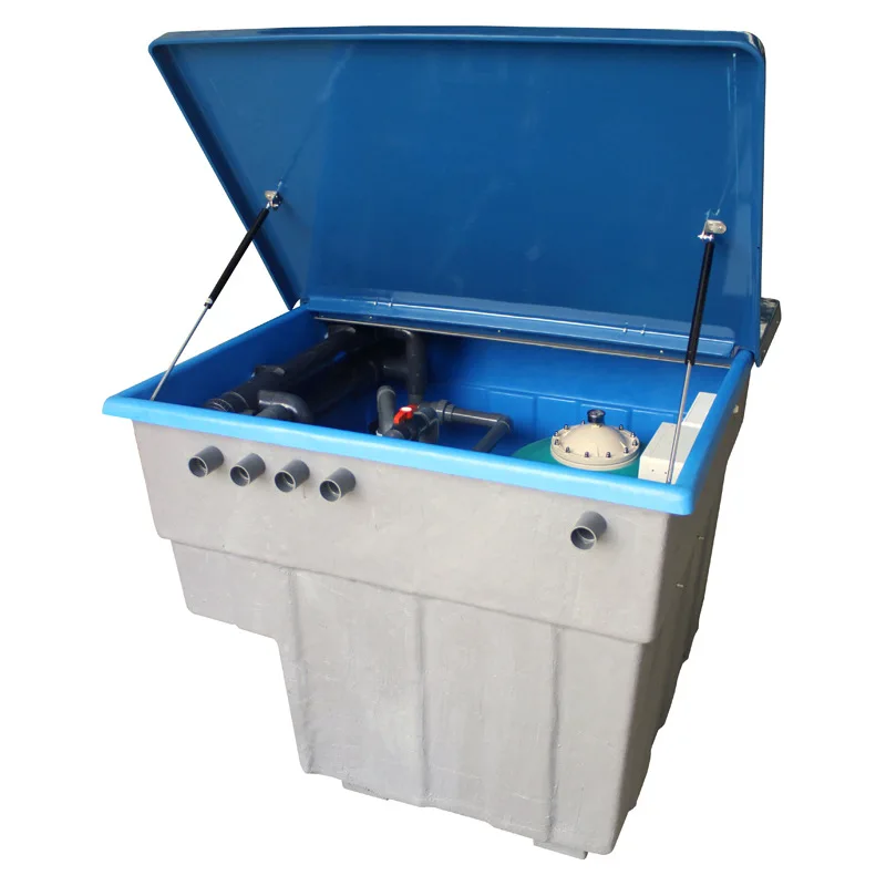 Swimming pool integrated filter buried machine  sand tank  pool water pump water treatment disinfection and cleaning equipment