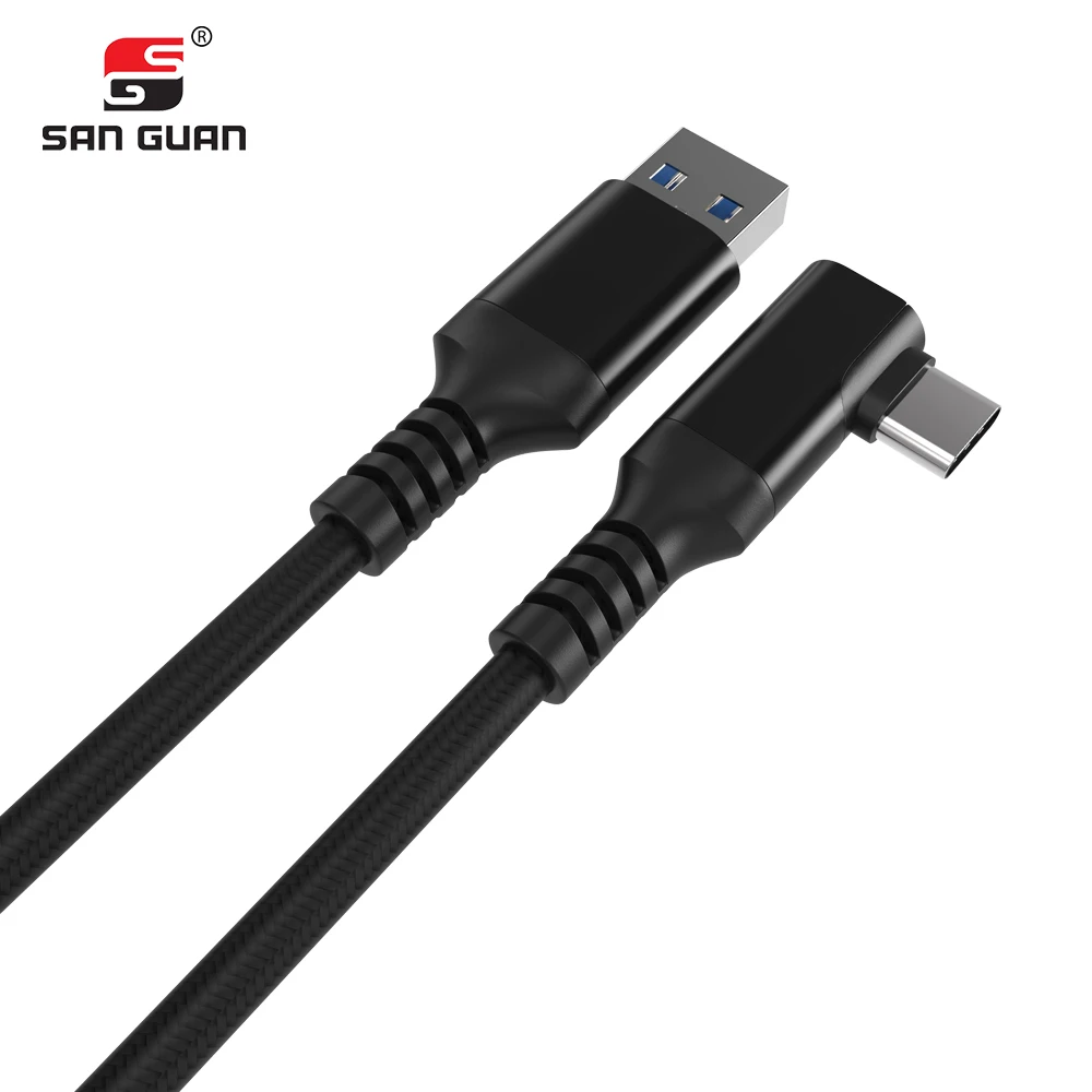 PC Accessories USB3.1 Gen2 USB C Cable SR Braid Type C Cable for Oculus Quest HD VR Link Cable playing games