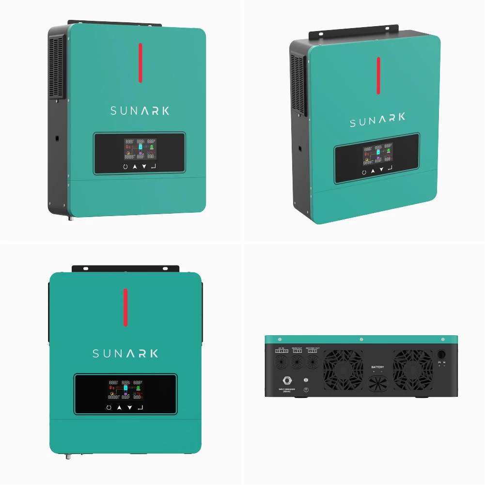 Sunark оптовая цена гибридный Инвертор солнечной энергии 3 6 кВт 4 2 инвертор с литиевой батареей