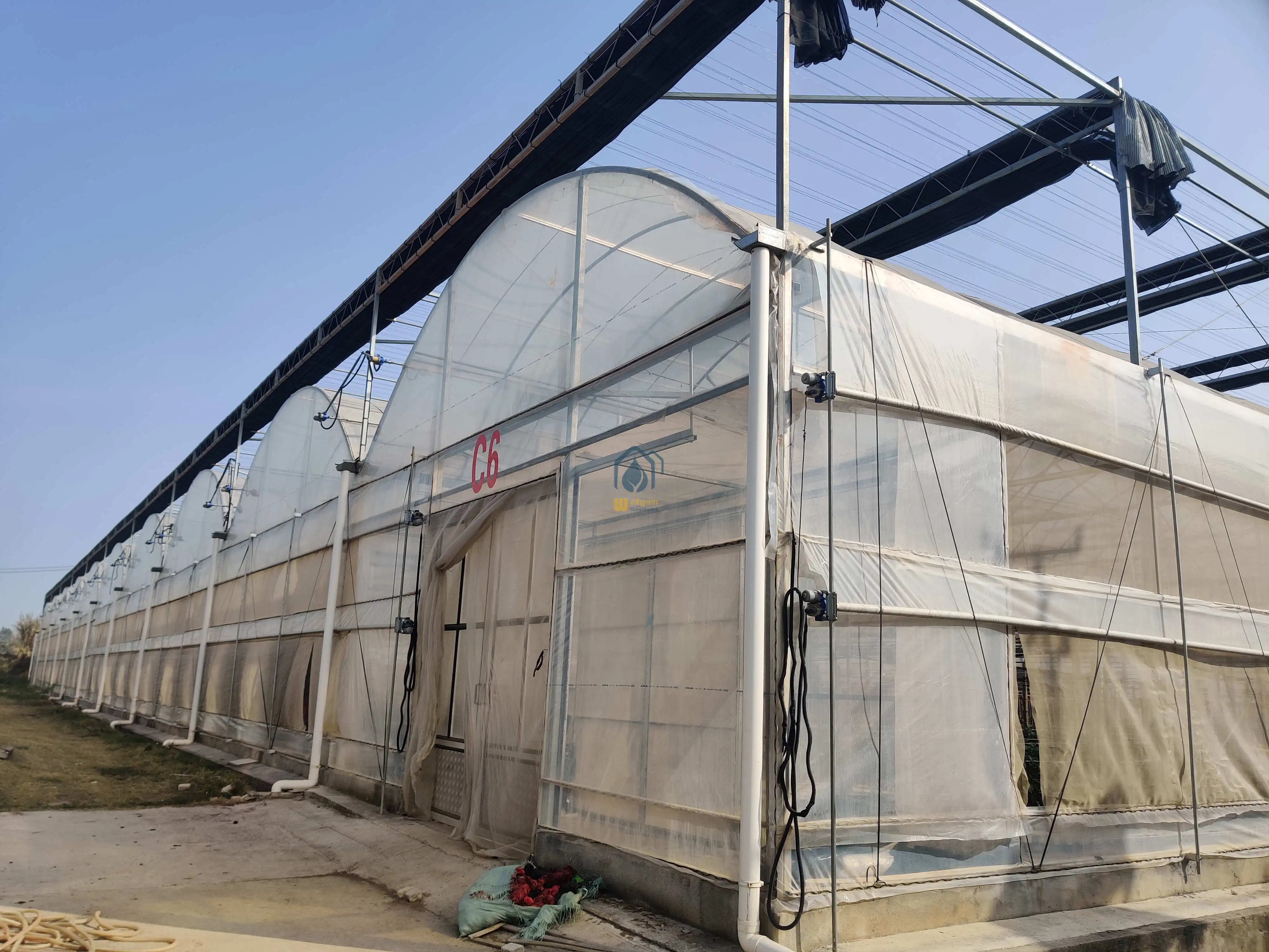 The Cheapest and Easily Installed Agricultural/ Commercial Green House