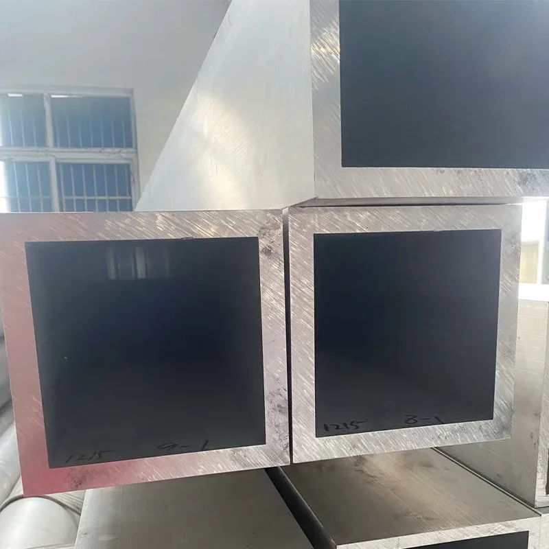 grade 6181 aluminum pure square  pipe industry pipe with nice price and high quality origin type pipe rectangular aluminum tube