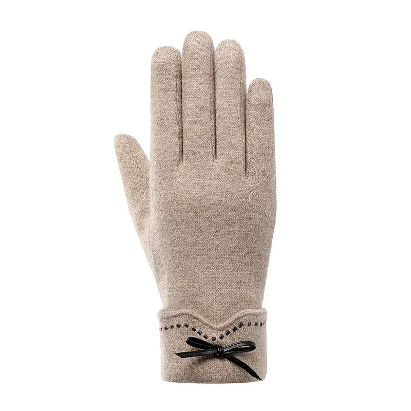 2021 Winter Ladies riding with warm cashmere gloves cashmere wool and cashmere screen touchable gloves