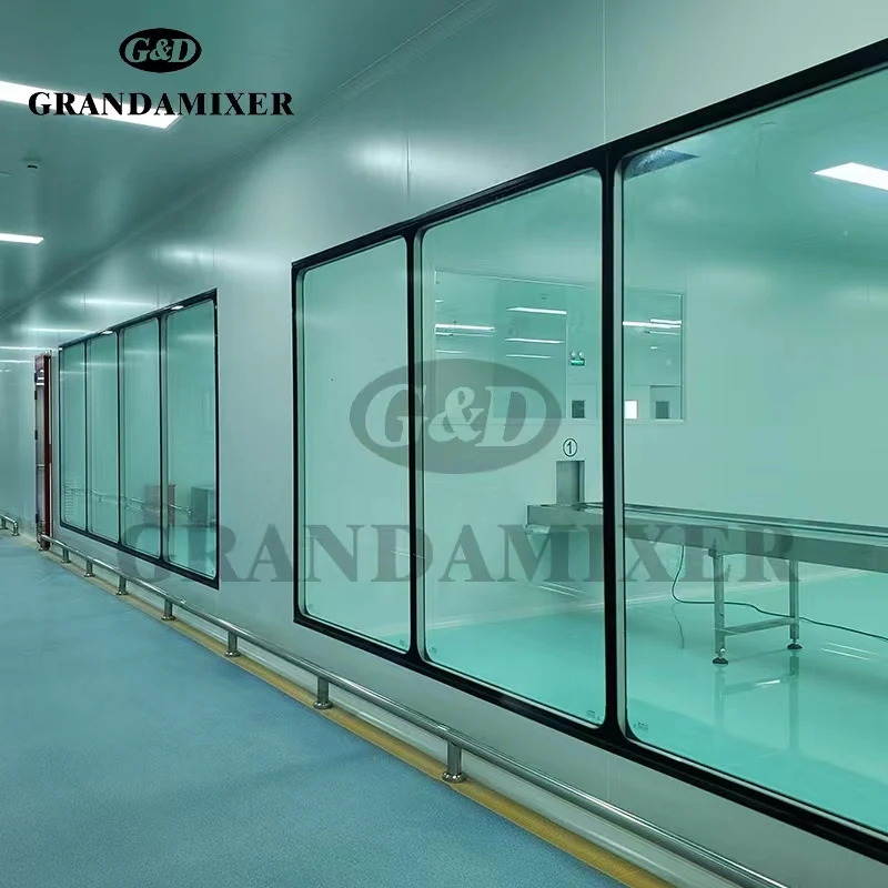 Class 100 Prefabricated Cleanroom System Project iso7 GMP clean room laboratory