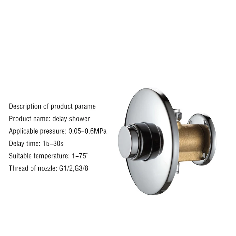 Push Button Concealed Shower Valve Full brass outdoor swimming shower valve Concealed Urinal flush valve