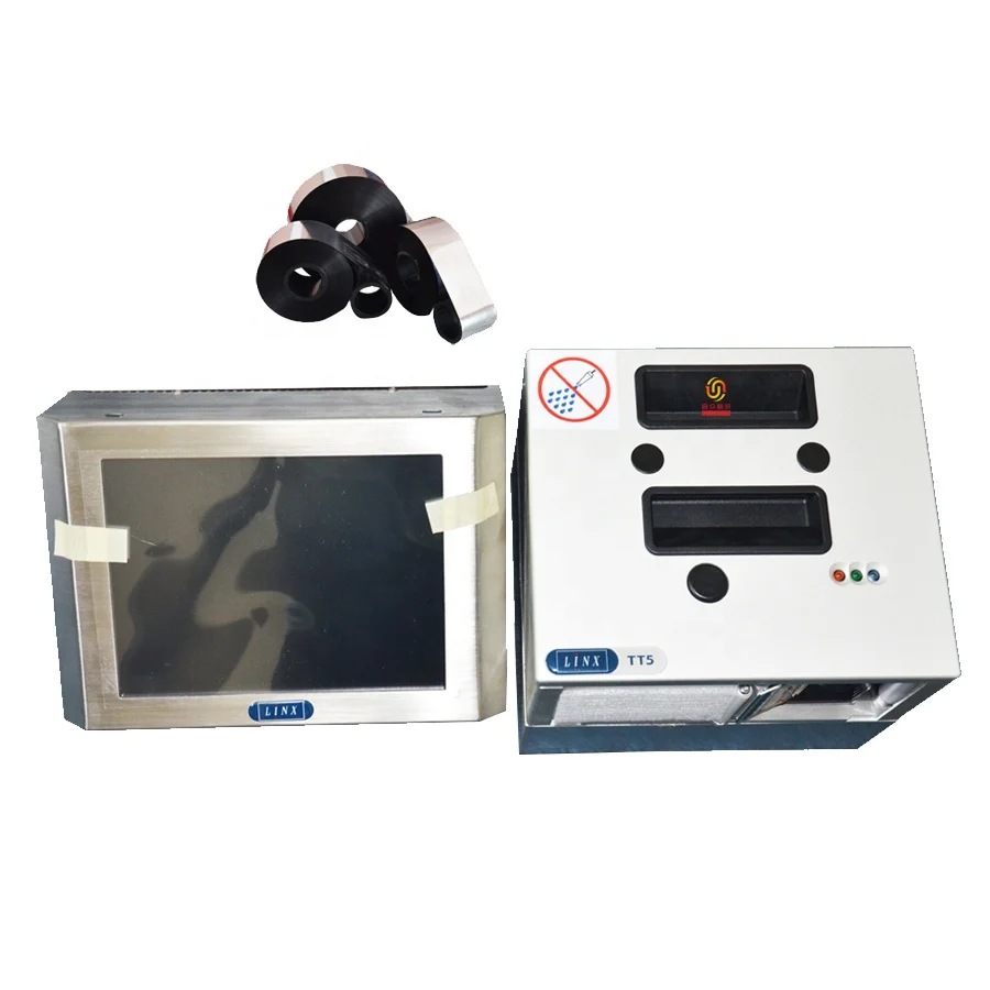 TTO thermal printer TT5 TT500 linx print expiry date ribbon machine for 53mm printhead tto printer