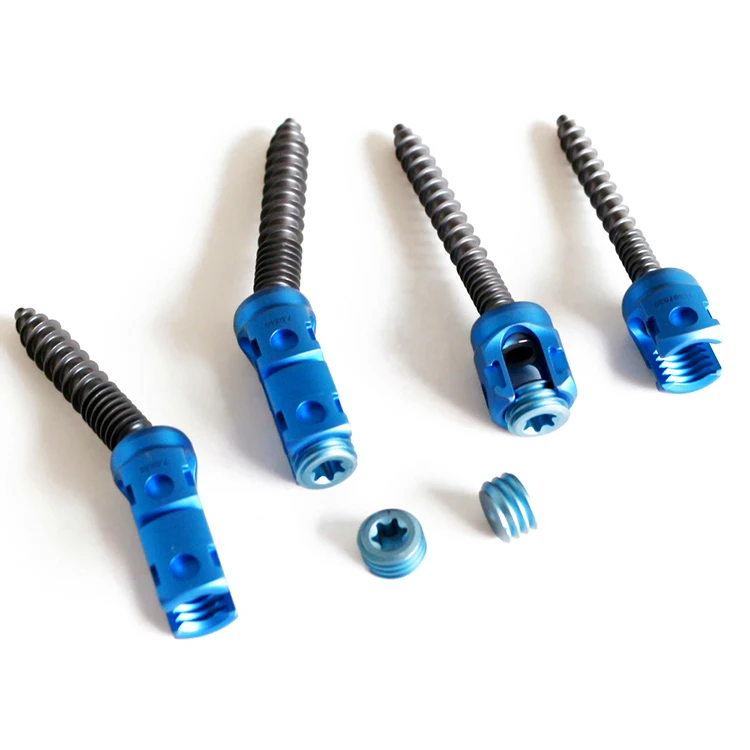 5.5 Orthopedic Titanium Screw Spine Orthopedic Titanium Spinal Screw Polyaxial Pedicle Screw