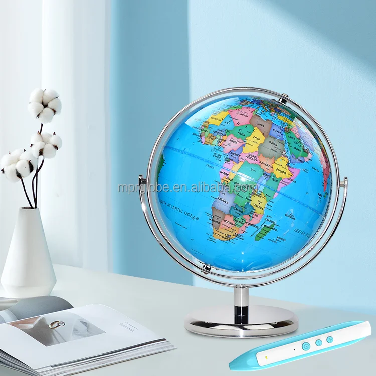 Classroom Using and Home Geography Learning Globe With Talking Pen Talking Globe
