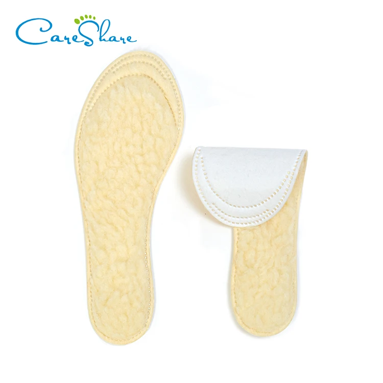 China Factory Wholesale Sell Soft and Warm 100% Wool Felt Insole