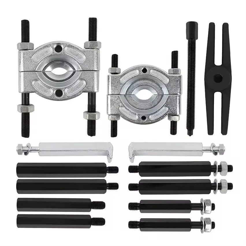 14 PCS Bearing Separator and Puller Kit for Wheel Hub Gear Pinion Automotive Repair Tool Heavy Duty Bearing Splitter Remover