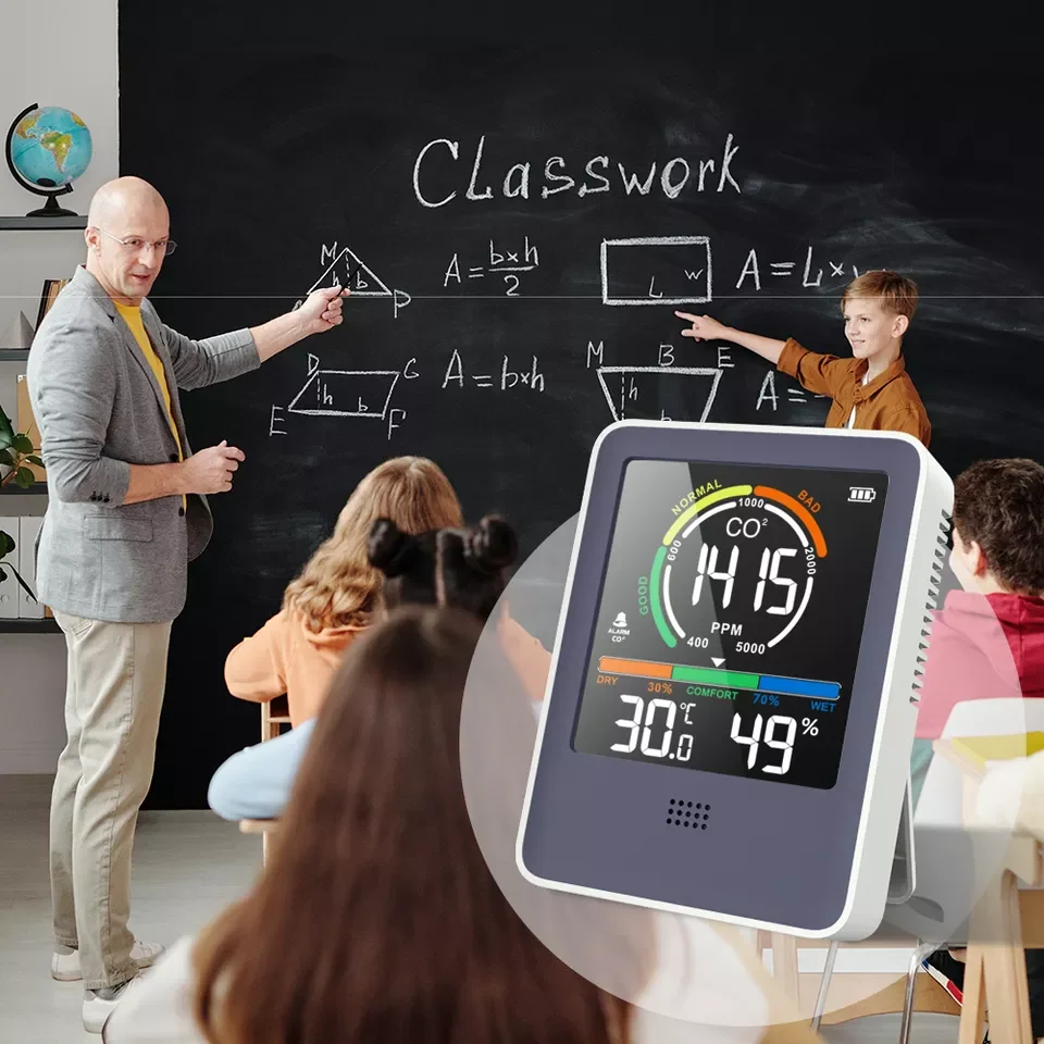 Air detector humidity,Temperature CO2 meter Netherlands US Germany UK Korea Japan Temperature and humidity detector air quality