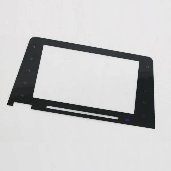 custom cut screen print tempered lcd cover glass