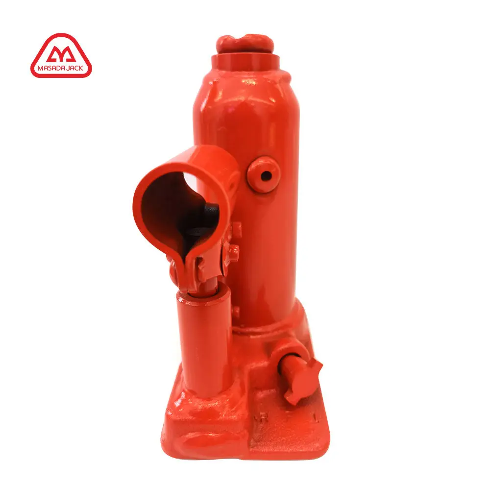 MH-5Y Masada Wholesale Max Height 390mm 5 Ton Capacity Bottle Jacks Hydraulic Lift Cars Standard Bottle Jacks