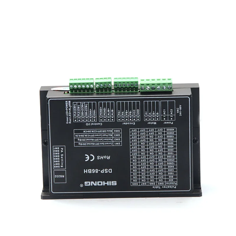  Siheng 12N.m Nema34 DSP86BH + 86HS2180-06 Nema 34 шаговый сервопривод с замкнутым контуром двигатель драйвером для фрезерного