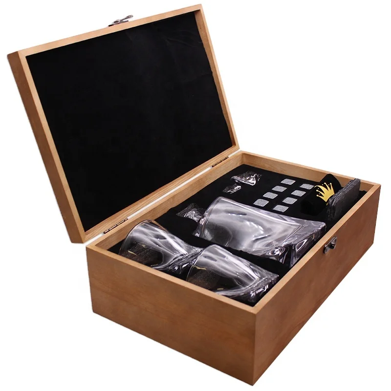 Хит продаж, Оригинальные Роскошные камни для виски и графин для виски, подарочный набор