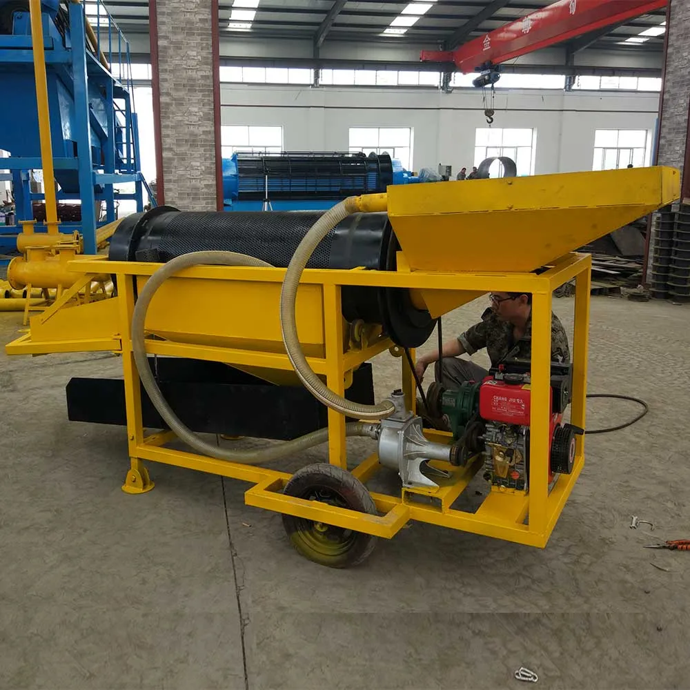 Portable Mini Small Processing Wash Plant Mobile Mining Equipment Modern Small Scale Gold Mining Equipment